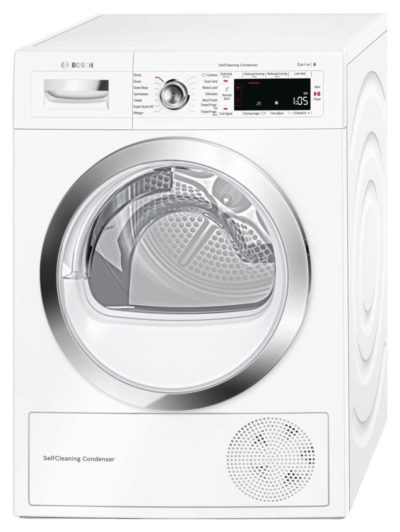 Bosch - WTWH7560GB Home Connect Condenser - Tumble Dryer - -White
